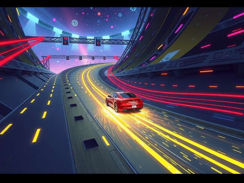 Sparkling Sprint Gameplay Screenshot